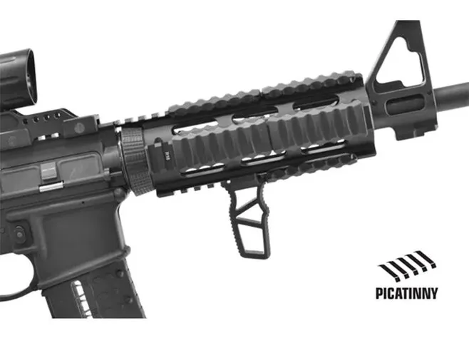 Упор Leapers Ultra Slim. Picatinny. Matte black Фото 2
